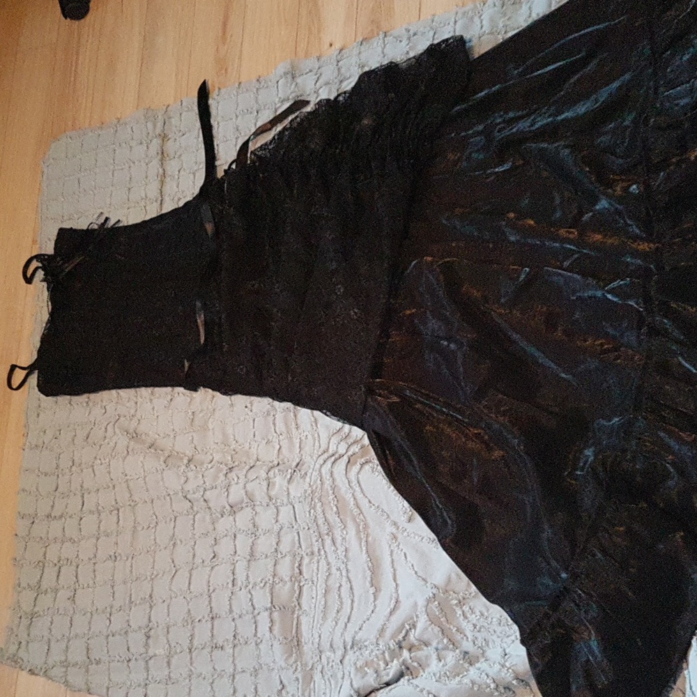 Black lace dress